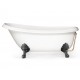 PAA Vanna VICTORIA 1700x830x610, Silkstone, kājas Antica Graphite PAA Vanna VICTORIA 1700x830x610, Silkstone, kājas Antica Graphite