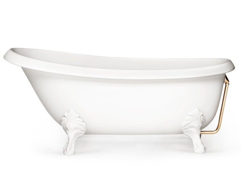 PAA Vanna VICTORIA 1700x830x610, Silkstone, kājas Antica