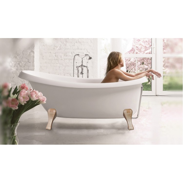 PAA Vanna VICTORIA 1700x830x610, kājas Wooden Natural PAA Vanna VICTORIA 1700x830x610, kājas Wooden Natural