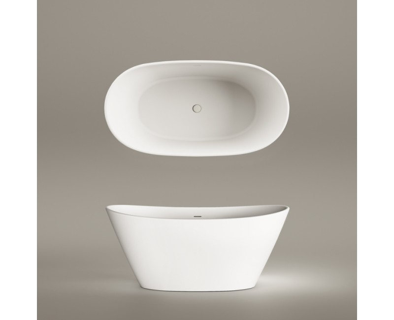 PAA Свободно стоящая ванна AMORE 1600x850, каменная масса