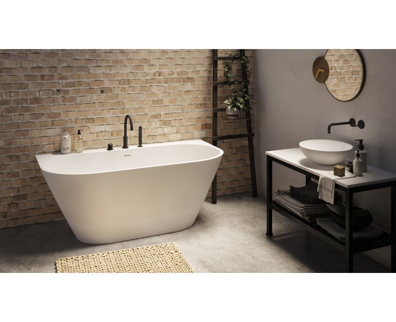 PAA Свободно стоящая ванна DECO WALL 1660x810, silkstone