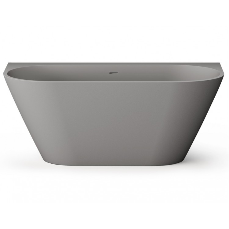 PAA Свободно стоящая ванна DECO WALL 1660x810, silkstone, matte grey PAA Свободно стоящая ванна DECO WALL 1660x810, silkstone, matte grey