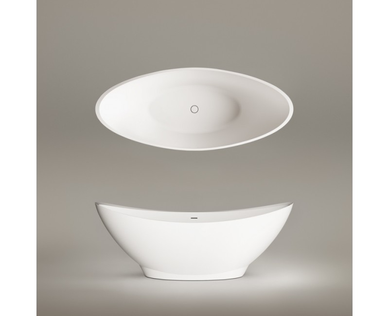 PAA Свободно стоящая ванна FELICE 1945x830, silkstone