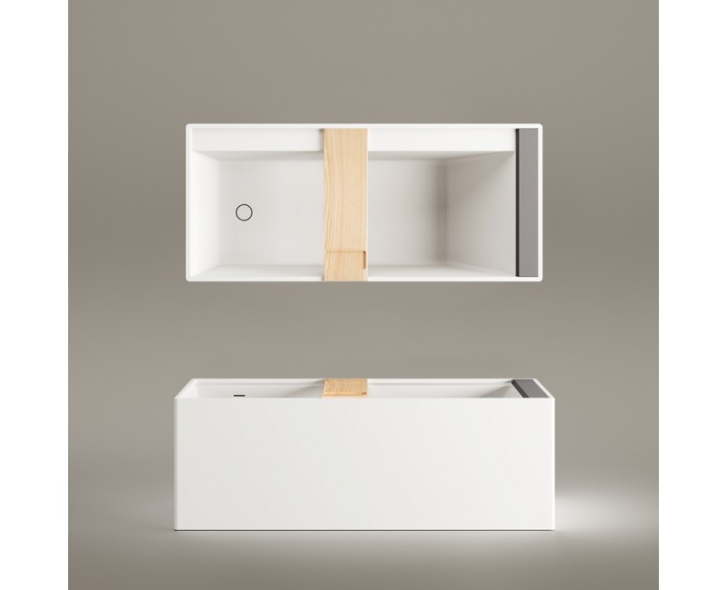 PAA Свободно стоящая ванна INFINITY 1800x800mm, silkstone