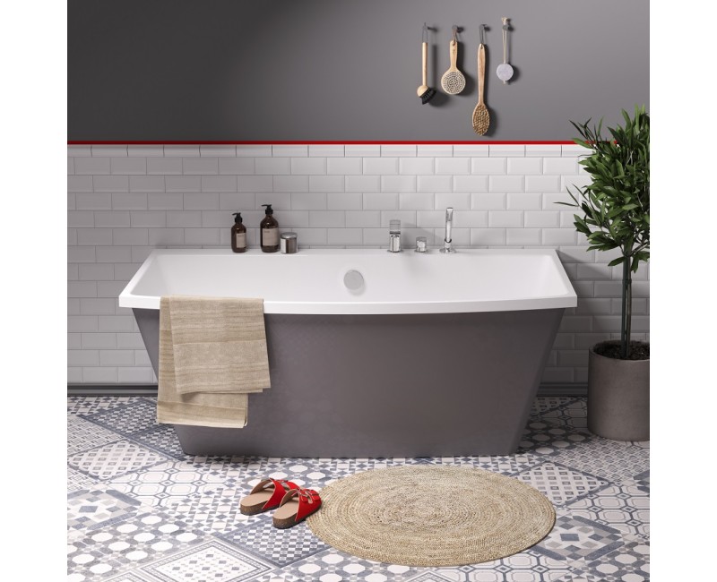 PAA Прямоугольная ванна STEP 1700x895