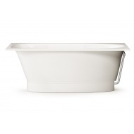 Vanna Paa Uno Akmens masas 1700z750mm Balta