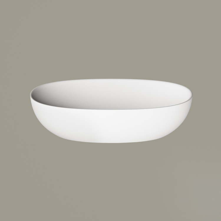 PAA Uzliekamā izlietne BELLA 650x390mm, silkstone, matte caffelatte PAA Uzliekamā izlietne BELLA 650x390mm, silkstone, matte caffelatte