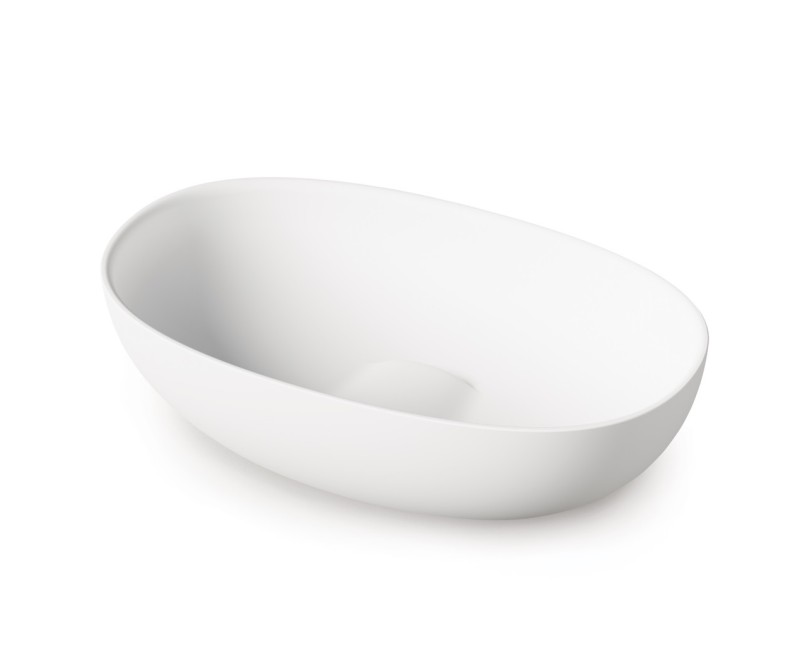 PAA Раковина накладная BELLA 650x390мм, silkstone, белая