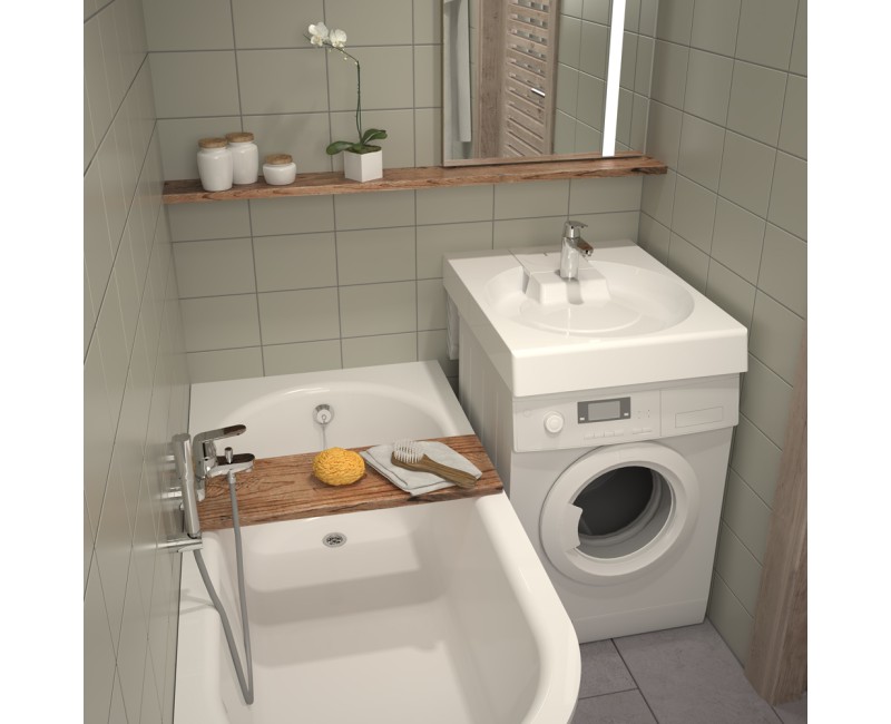 PAA Izlietne virs veļas mašīnas CLARO GRANDE 60x75 cm