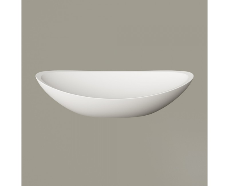 PAA Uzliekamā izlietne FELICE 690x375 mm, silkstone, graphite