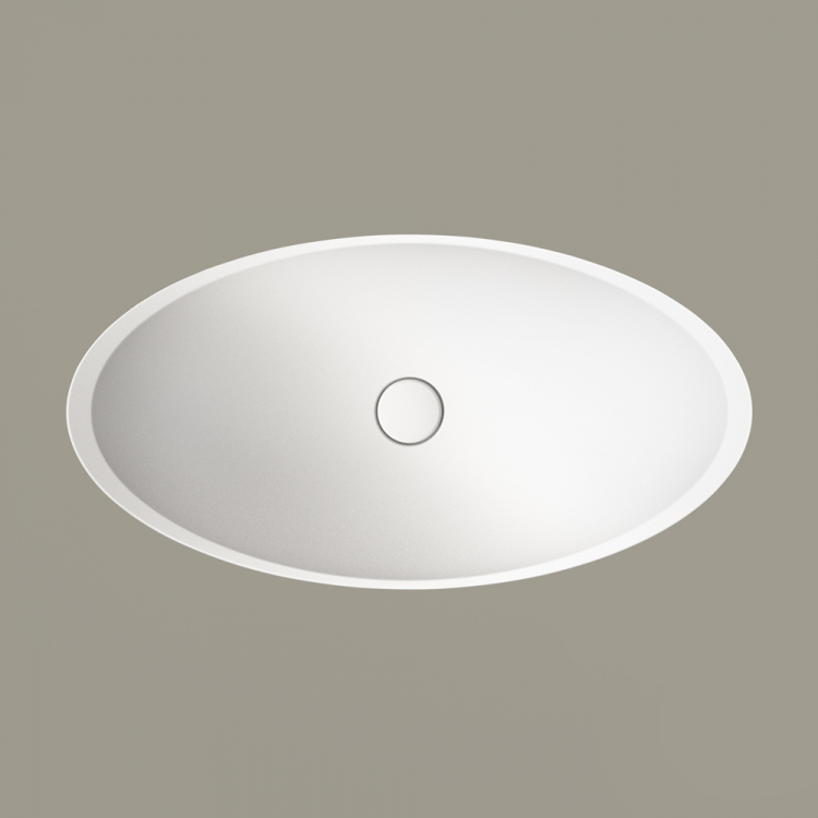 PAA Uzliekamā izlietne FELICE 690x375 mm, silkstone, matte grey PAA Uzliekamā izlietne FELICE 690x375 mm, silkstone, matte grey