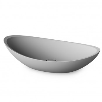 Izlietne PAA FELICE SilkStone 690x375mm Matte grey