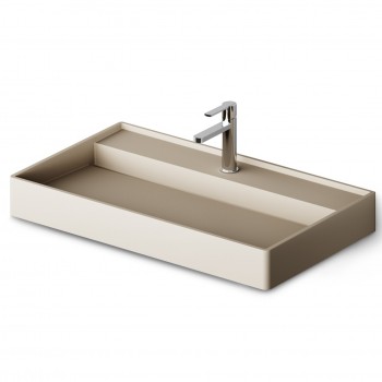 Izlietne PAA INFINITY S SilkStone 800x470mm Matte Caffelatte