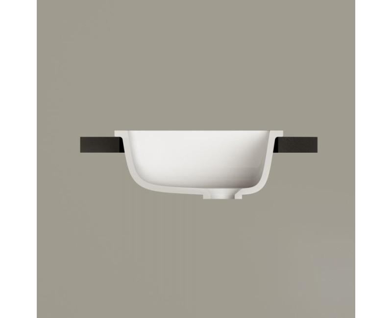 PAA OPUS IN Sikstone Раковина встраиваемая 52x32см, matte caffelatte