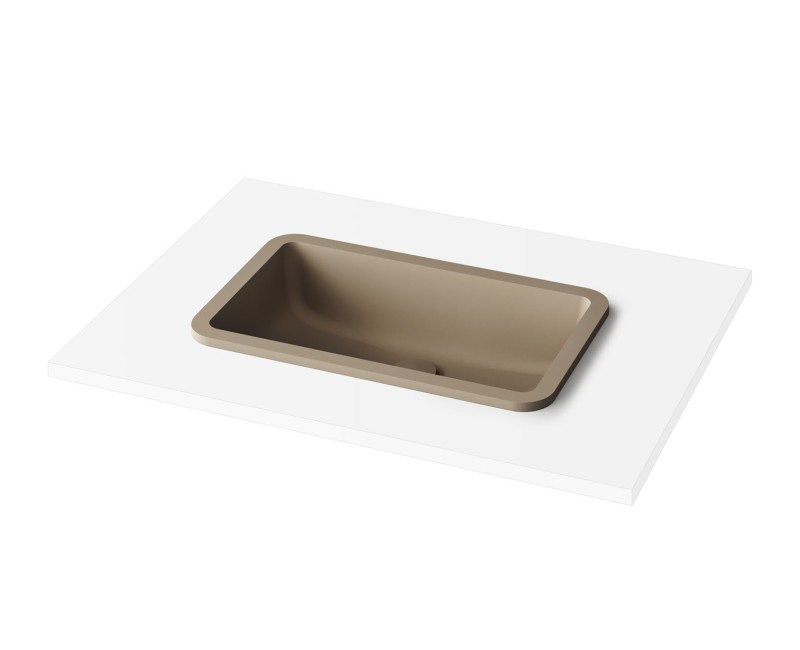 PAA OPUS IN Sikstone Раковина встраиваемая 52x32см, matte caffelatte