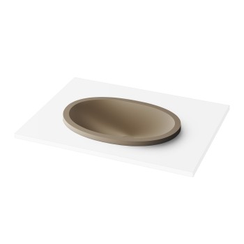Izlietne PAA OVO IN SilkStone 550x372mm matte caffe latte