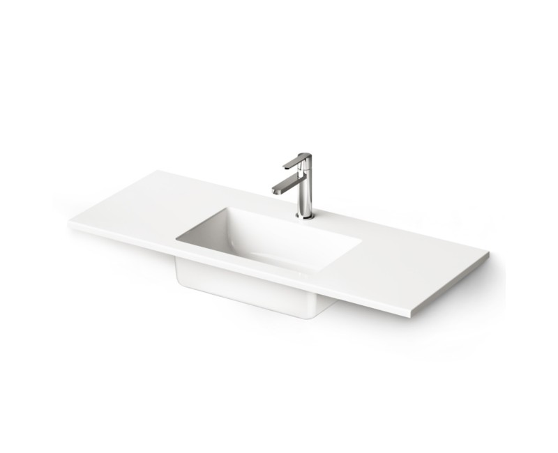 PAA MINI LOTO Раковна 100x40cm, белая