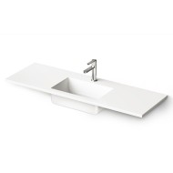 Izlietne PAA LOTO MINI Akmens masas 1200x400mm, Balta