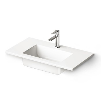 Izlietne PAA LOTO MINI Akmens masas 70x400mm, Balta