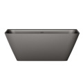 PAA Свободно стоящая ванна QUADRO WALL 1600x750, silkstone graphite, VAQUAWAS/01