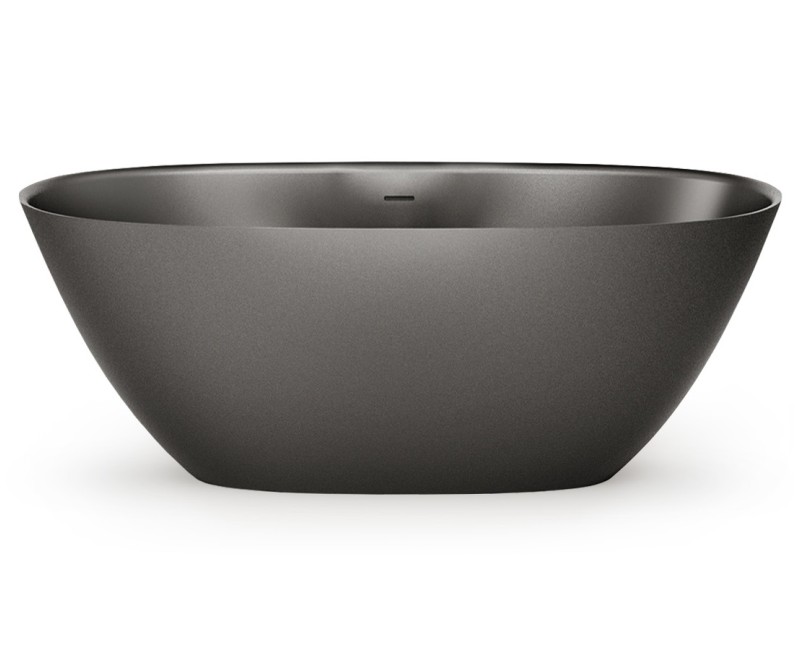 PAA Brīvi stāvoša vanna PERLA 1600x750, silkstone graphite