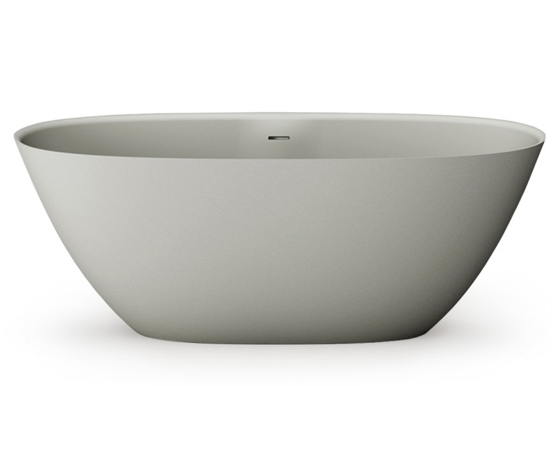 PAA Brīvi stāvoša vanna PERLA 1600x750, Matte Grey