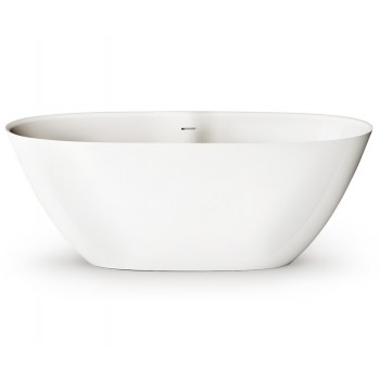 Vanna Paa Perla Akmens masa 1600x750mm Balta