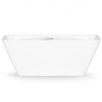 Vanna Paa QUADRO Akmens masas 1590x700mm Balta
