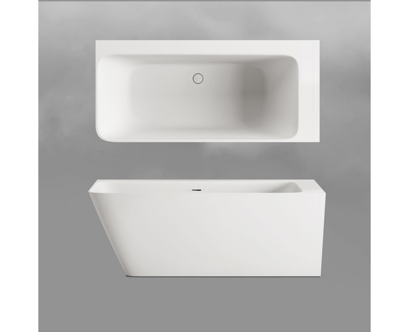 PAA Углавая ванна QUADRO CORNER A 1600x750, белая