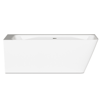 Vanna Paa QUADRO D Akmens masas 1600x600mm Balta