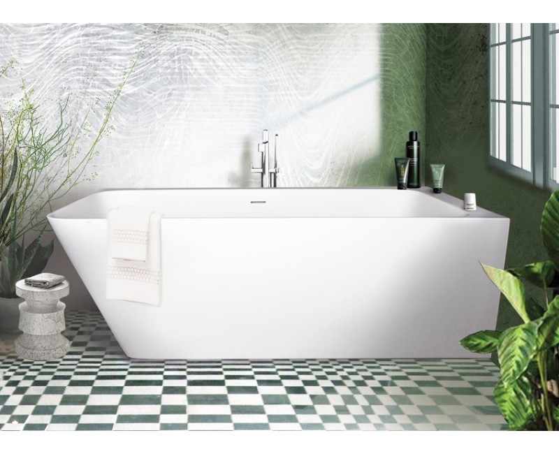PAA Углавая ванна QUADRO CORNER A 1600x750, белая