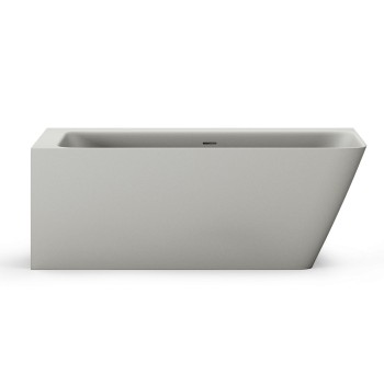 Vanna Paa QUADRO CORNER D SilkStone 1600x750mm matte grey