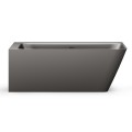 PAA Silkstone stūra vanna QUADRO CORNER D 1600x750, graphite