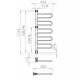 PAX Flex U 5/450 Momento II Электрический полотенцесушитель 69W, хром PAX Flex U 5/450 Momento II Электрический полотенцесушитель 69W, хром