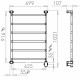 PAX Jazz-i wide 6 Momento II Электр. полотенцесушитель 85W PAX Jazz-i wide 6 Momento II Электр. полотенцесушитель 85W