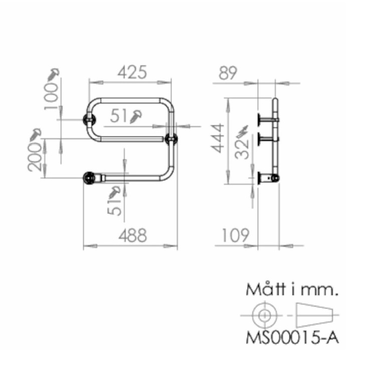 PAX TR45 Standard Elektriskais dvieļu žāvētājs 30W, hroms PAX TR45 Standard Elektriskais dvieļu žāvētājs 30W, hroms