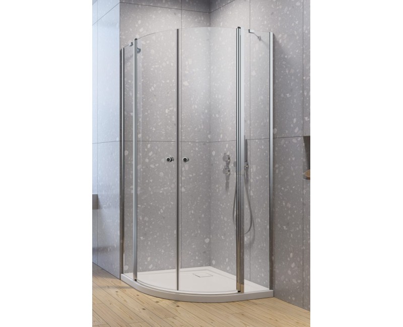 Radaway Pusapaļa dušas kabīne Eos PDD II 100x100