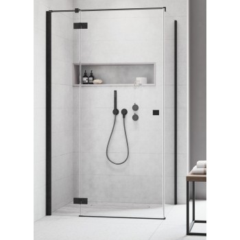 Radaway Душевой уголок квадратный Essenza NEW Black KDJ+S1 110x110 L