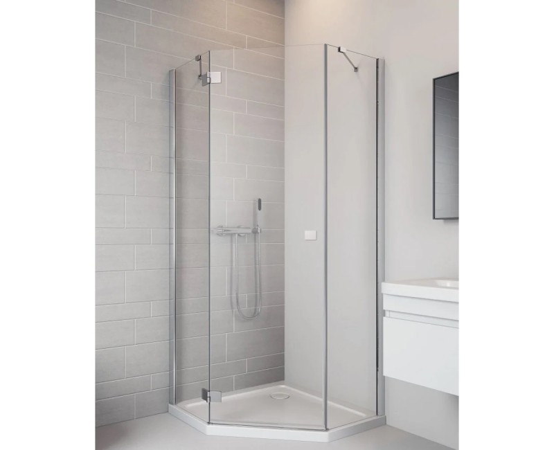Radaway Душевой уголок Пятиугольный Essenza New PTJ 100x80 cm EXP