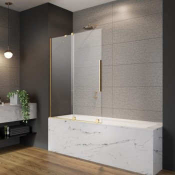 Radaway vannas sieniņa ar bīdāmām durvīm Furo Gold II PND L 120 cm