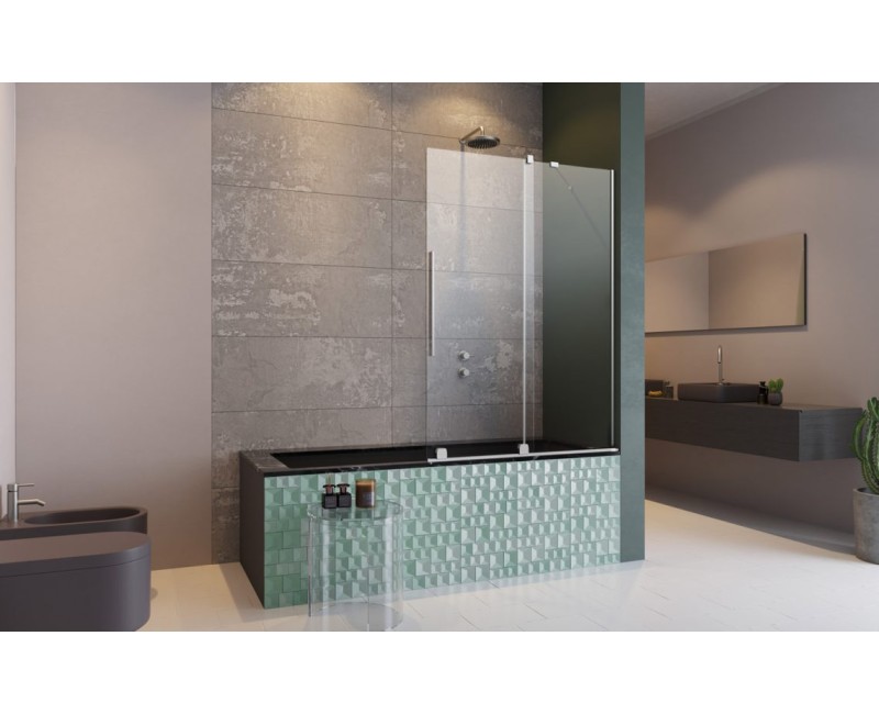 Radaway vannas sieniņa ar bīdāmām durvīm Furo II PND R 130 cm