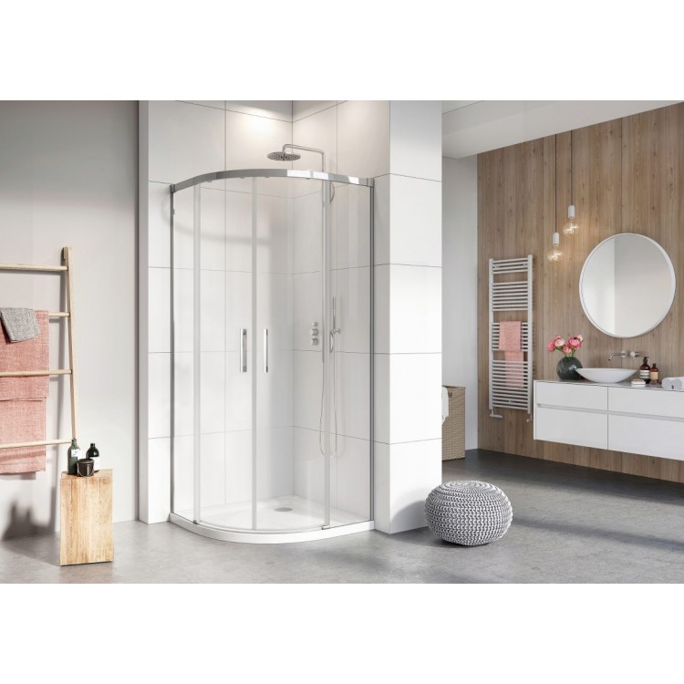 Radaway Душевой уголок полукруглый Idea PDD 80x80см
