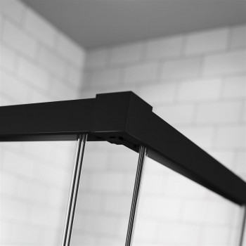 Radaway Душевой уголок квадратный Idea Black KDD 80x80см