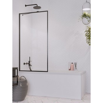 Radaway Шторка на ванну IDEA Black PNJ II Frame 100 cm