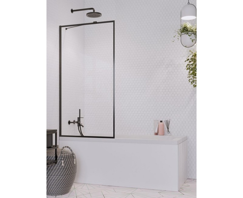 Radaway Шторка на ванну IDEA Black PNJ II Frame 80 cm