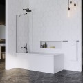 Radaway Шторка на ванну IDEA Black PNJ II 80 cm OUTLET