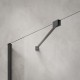 Radaway Vannas sieniņa IDEA Black PNJ II Factory 80 cm Radaway Vannas sieniņa IDEA Black PNJ II Factory 80 cm