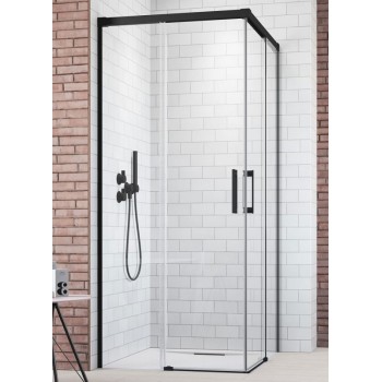 Radaway Душевой уголок квадратный Idea Black KDD 100x100cм