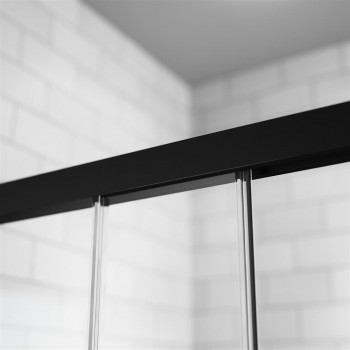 Radaway Душевой уголок квадратный Idea Black KDD 100x100cм