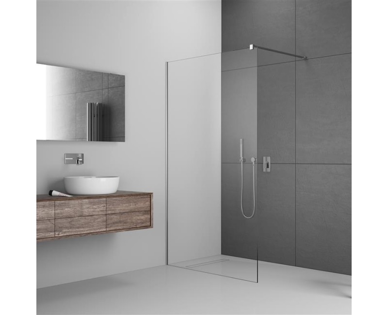 Radaway MODO New II Dušas siena 1100x2000mm, hroms